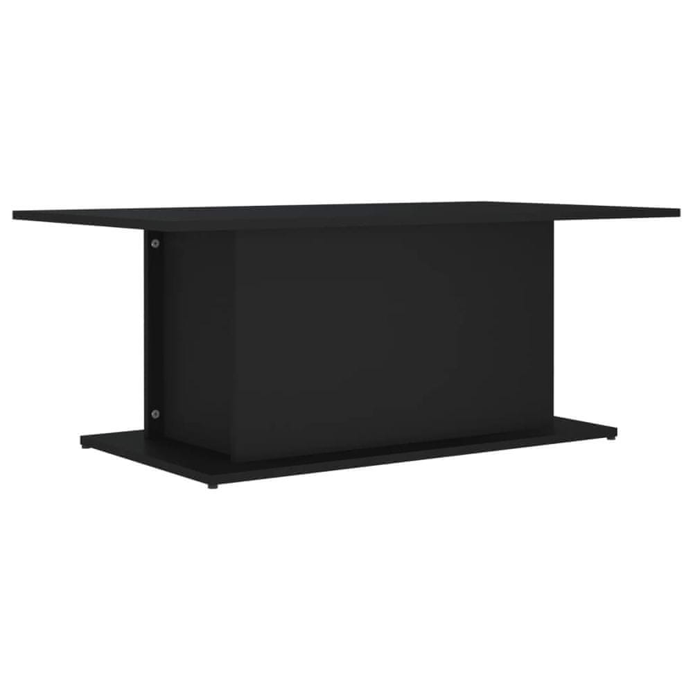 Vidaxl Konferenčný stolík čierny 102x55,5x40 cm drevotrieska
